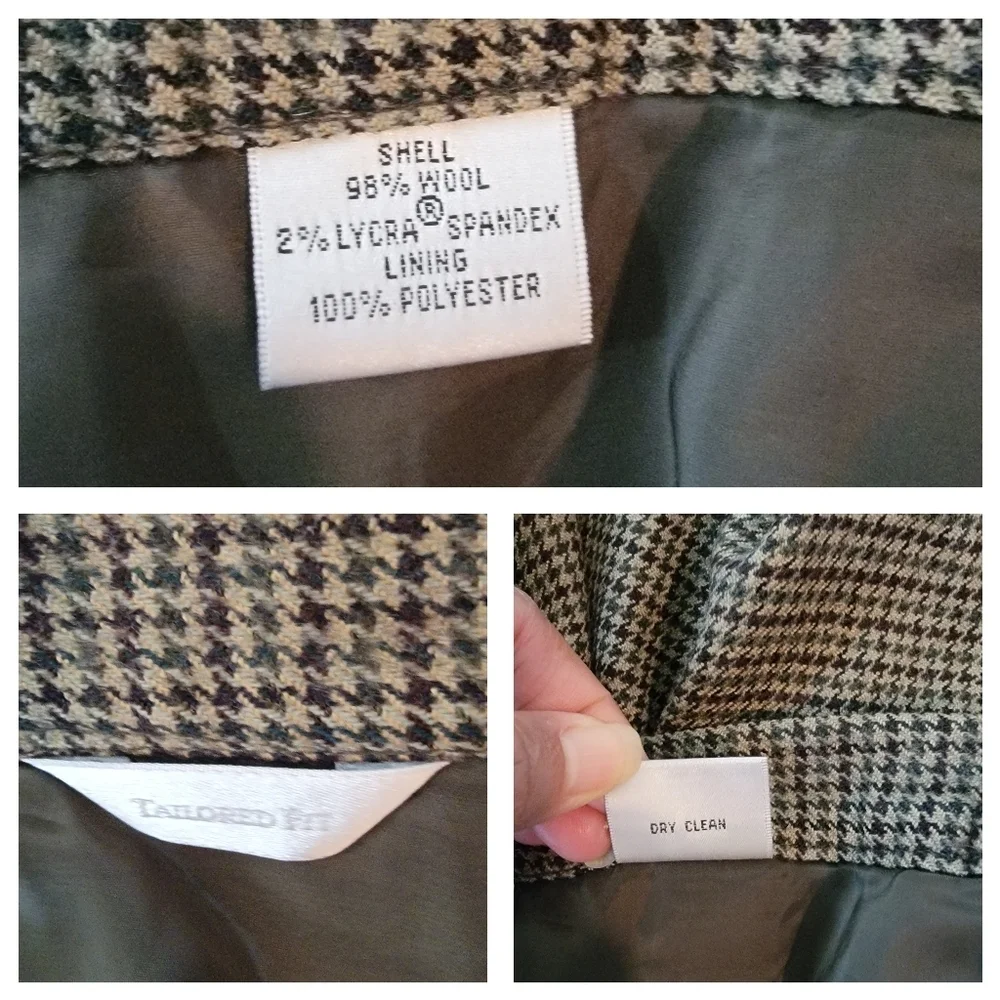MICHAEL Michael Kors Men's Single Breasted Blazer Sz 50L Gray Plaid 100% Wool